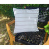 F. Corriveau International - Natural Stripe Cushion, Indoor/Outdoor, 18" x 18" - - Mounts For Less