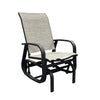 F. Corriveau International - Outdoor Bruxelle Glider Chair, Made of Aluminum, Beige - - Mounts For Less