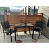 F. Corriveau International - Outdoor Ristorante Dining Table, Aluminum Frame - - Mounts For Less