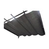 F. Corriveau International - Pergola Sans Luis 10' x 12' with Retractable Roof, Black - - Mounts For Less