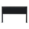 F. Corriveau International - Retractable Panel for Pergola Melia, 10' Side, Black - - Mounts For Less