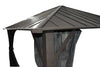 F. Corriveau International - Seoul Gazebo 10' x 12' with Galvanized Steel Roof - - Mounts For Less