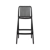 F. Corriveau International - Set of 4 Bar Height Chairs, Indoor/Outdoor, Black - - Mounts For Less