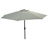 F. Corriveau International - Umbrella Octogonal 8,5' Fabric Top Grey - - Mounts For Less