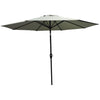 F. Corriveau International - Umbrella Octogonal 8,5' Fabric Top Grey - - Mounts For Less