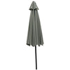 F. Corriveau International - Umbrella Octogonal 8,5' Fabric Top Grey - - Mounts For Less