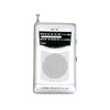 HRS Global - Mini Portable AM/FM Radio, Telescopic Antenna, Silver - - Mounts For Less