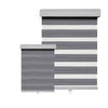 Hauz 2084WDGRYCD - 20 '' X 84 '' Alternate Blinds Window Shade, Cordless, Wood Grain Grey - - Mounts For Less
