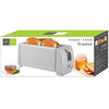 Hauz - 4 Slice Toaster, 7 Browning Levels, Compact Design, Grey - - Mounts For Less