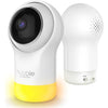 Hubble - Nursery Pal Glow Smart HD Baby Monitor with Night Light, White - - Mounts For Less