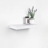 ITY International - Set of 3 Mini Floating Wall Shelf, 16" x 5.1" x 1.5", White - - Mounts For Less