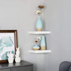 ITY International - Set of 3 Mini Floating Wall Shelf, 16" x 5.1" x 1.5", White - - Mounts For Less