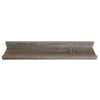 ITY International - Set of 3 Wall Shelves with Raised Lip, 27.55"x3.75"x2", Taupe Grey - - Mounts For Less