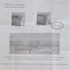 ITY Olivia Stone – 18" X 84" Alternate Blinds Window Shade Cordless Black - - Mounts For Less