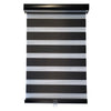 ITY Olivia Stone – 18" X 84" Alternate Blinds Window Shade Cordless Black - - Mounts For Less
