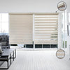 ITY Olivia Stone - 52" X 84" Alternate Blinds Window Shade Cordless Beige - - Mounts For Less
