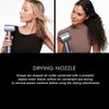 InfinitiPRO - Hot Air Brush/Styling Wand with Attachments, 1200 Watts, Blue - - Mounts For Less