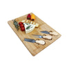JS Gourmet - Bamboo Cheese Board with 3 Knives - - Mounts For Less