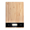 JS Gourmet - Digital Kitchen Scale with LCD Display, Made of Bamboo - - Mounts For Less
