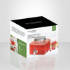 JS Gourmet - Glass Beverage Dispenser with Tap for Fridge, 3.7 Liter Capacity - - Mounts For Less