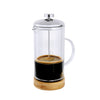 JS Gourmet - Glass French Press Coffee Maker with Bamboo Base, 800ml Capacity - - Mounts For Less
