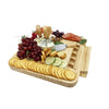 JS Gourmet - Large Bamboo Cheese Board with Sliding Drawer and 4 Knives - - Mounts For Less