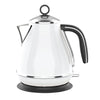 JS Gourmet - Retro Stainless Steel Electric Kettle, 1.7 Liter Capacity, White - - Mounts For Less