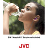 JVC - Gumy Sport In-Ear Headphones with Integrated Microphone and Remote Control, Black - - Mounts For Less