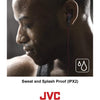 JVC - Gumy Sport In-Ear Headphones with Integrated Microphone and Remote Control, Black - - Mounts For Less