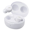 JVC - Gumy Wireless In-Ear Headphones with Charging Case and Built-in Microphone, White - - Mounts For Less