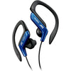 JVC - In-Ear Sports Headphones with Adjustable Ear Clip, Blue - - Mounts For Less