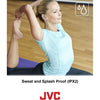 JVC - In-Ear Sports Headphones with Adjustable Ear Clip, Silver - - Mounts For Less