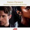 JVC - Nearphones Wireless Headphones with Charging Case and Built-in Microphone, Bordeaux - - Mounts For Less