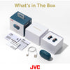 JVC - Nearphones Wireless Headphones with Charging Case and Built-in Microphone, Bordeaux - - Mounts For Less