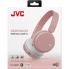 JVC - Wireless On-Ear Headphones, Built-in Microphone and Remote Control, Pink - - Mounts For Less