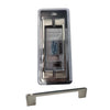 Jessar - Set of 12 Cabinet Handles, 128mm Height, From the Soho Collection, Silver - - Mounts For Less