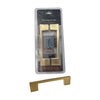 Jessar - Set of 12 Cabinet Handles, 96mm Height, From the Soho Collection, Gold - - Mounts For Less
