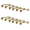 Jessar - Set of 12 Cabinet Handles, 96mm Height, From the Soho Collection, Gold - - Mounts For Less