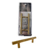Jessar - Set of 12 Cabinet Handles, 96mm Height, From the Stanley Collection, Gold - - Mounts For Less