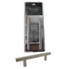 Jessar - Set of 12 Cabinet Handles, 96mm Height, From the Stanley Collection, Silver - - Mounts For Less