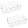 Jessar - Set of 2 Fridge or Freezer Storage Organizers, 31.5 X 15.5 X 9cm - - Mounts For Less