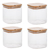 Jessar - Set of 4 Borosilicate Glass Storage Containers, 550ml Capacity - - Mounts For Less