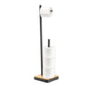Jessar - Toilet Paper Holder with Extra Roll Storage, Black - - Mounts For Less