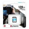 Kingston - Canvas Go! Plus SD Memory Card, 170R C10 UHS-I U3 V30, 128GB Capacity - - Mounts For Less