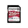 Kingston - Canvas React Plus V60 SD Memory Card, SDXC UHS-II 280R/100W U3/V60/4K, 256GB Capacity - - Mounts For Less