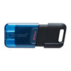 Kingston - DataTraveler 80M USB Type-C 3.2 Gen 1 Flash Drive, 64GB Capacity, Blue - - Mounts For Less