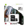 Kingston Micro SD Card 64GB Canvas Select Plus 100R A1 C10 Card + Adapter - - Mounts For Less