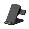LAX - 3 in 1 Wireless Charging Station, Black - - Mounts For Less