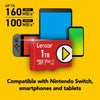 Lexar - microSDXC UHS-I card, Up to 150 MB/s reading, 1TB capacity - - Mounts For Less