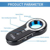 Linkit Security - Hidden Camera Detector with 10 Meter Scanning Distance, Black - - Mounts For Less